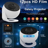 12 in 1 Projector Galaxy Projector Starry Sky Night Lamp LED Novelty Light for Planetarium Home Decor Children's Birthday Gift 2