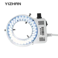 LED Ring Light Illuminator Adjustable Lamp Industry For Binocular Trinocular Microscope  Stereo Industrial Lens Camera Magnifier 1