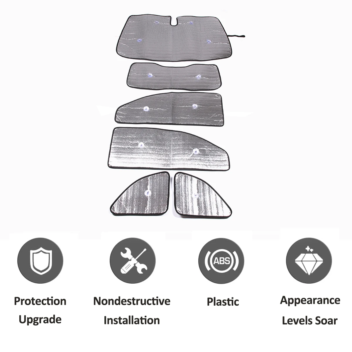 Parasole Auto Per Mazda - Pieghevole, 160x85 Cm, Protezione UV, Per CX3, CX5, CX9, Serie 2/3/6 - Foto 6