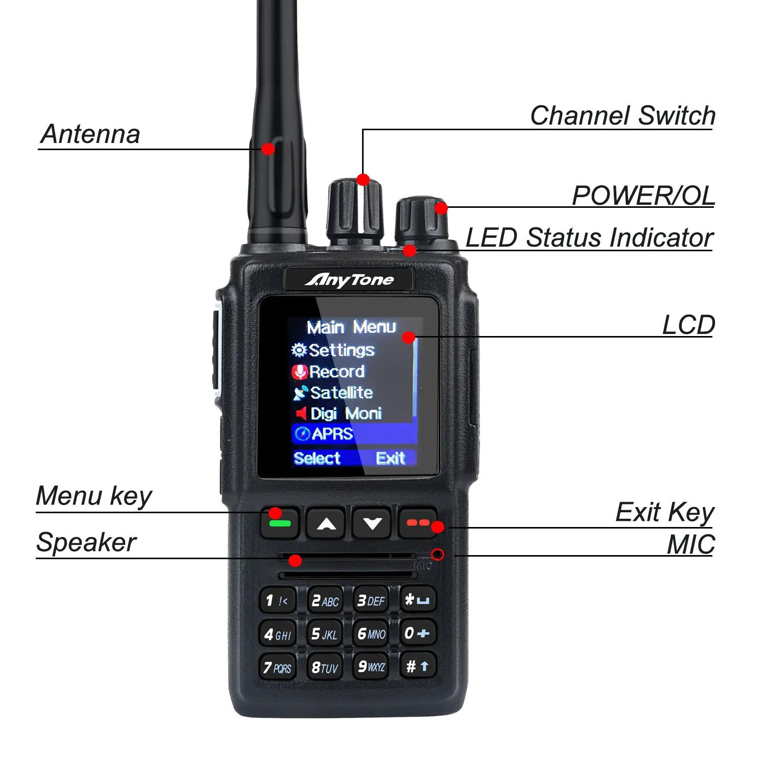 Anytone D168UV Dual Band Radio 4