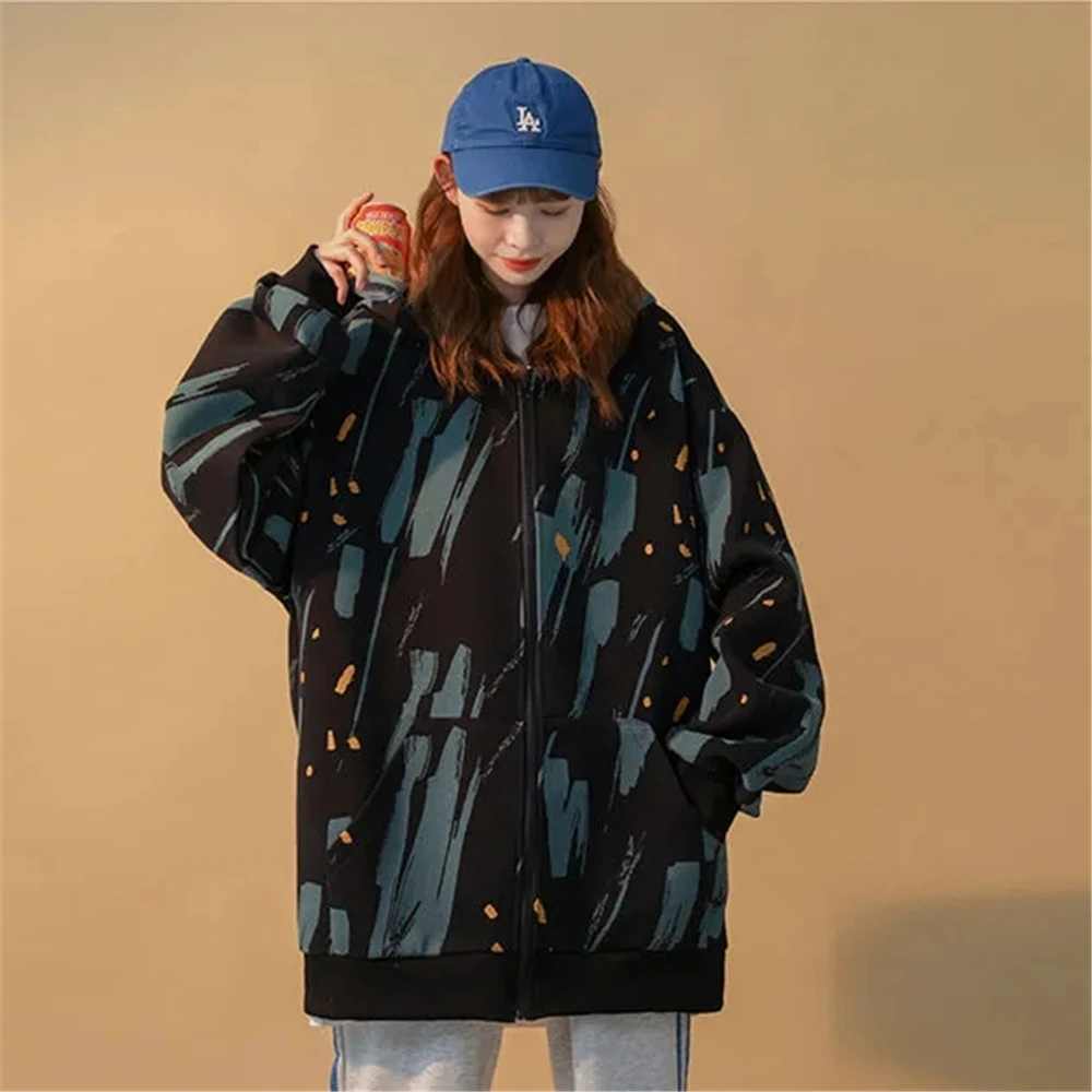 Y2KWoman ClothingWomen'S Hooded Baseball Coat, Loose Sweater, Casual Commuting, Spring And Autumn Fashion, Top Outwear, 2024