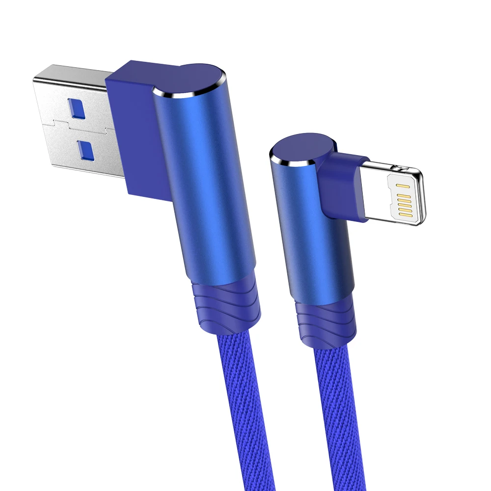 ตัวเลือกสินค้า สายชาร์จ USB 90 องศา สำหรับ iPhone หลายรุ่น ความยาว 2-3 เมตร