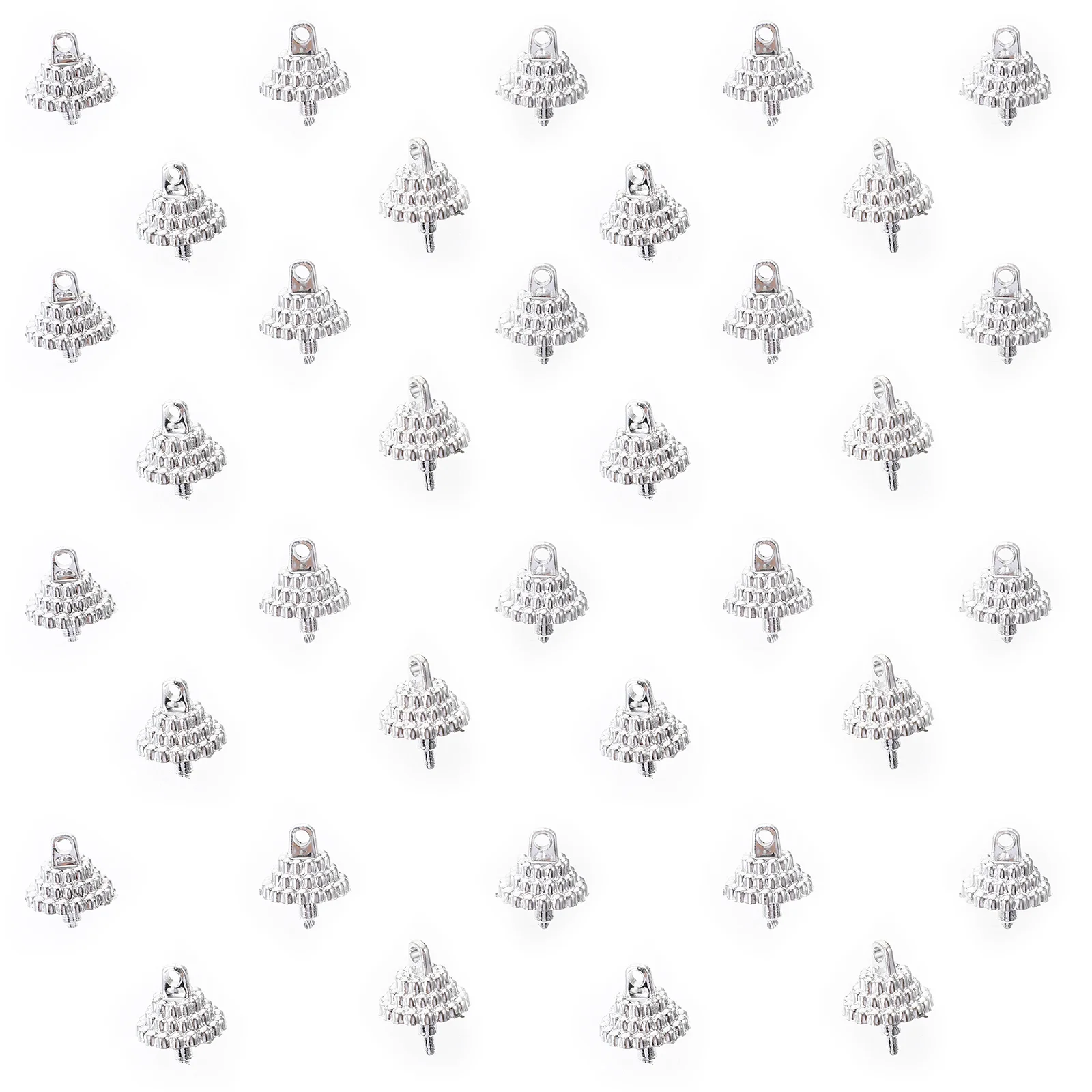 

Christmas Ball Pendant End Caps Christmas Tree Hanging Ball Top Covers Ball Pendant DIY Caps Decoration Holder Hanging Supply