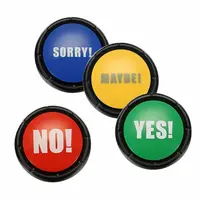 High Quality Plastic Sound Button 85db Holiday Supply Sound Talking Funny Button Party Gift Talking Button 1