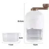 Manual Rotary Ice Crusher Hand Shaved Ice Machine for Camping Bars Outdoor 6