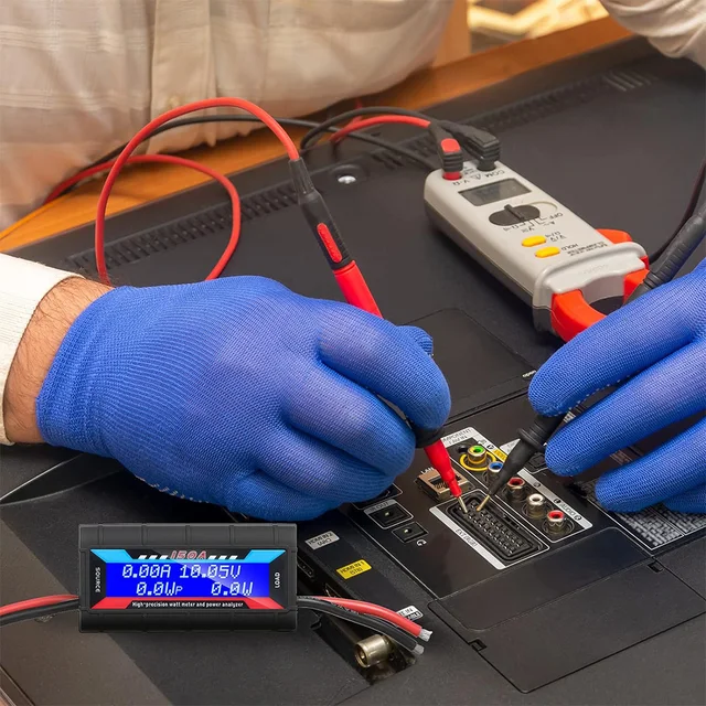 Analizzatore Di Potenza 4.8V-60V 150A - Wattmetro LCD Per Modellini RC, Alta Precisione - Foto 3