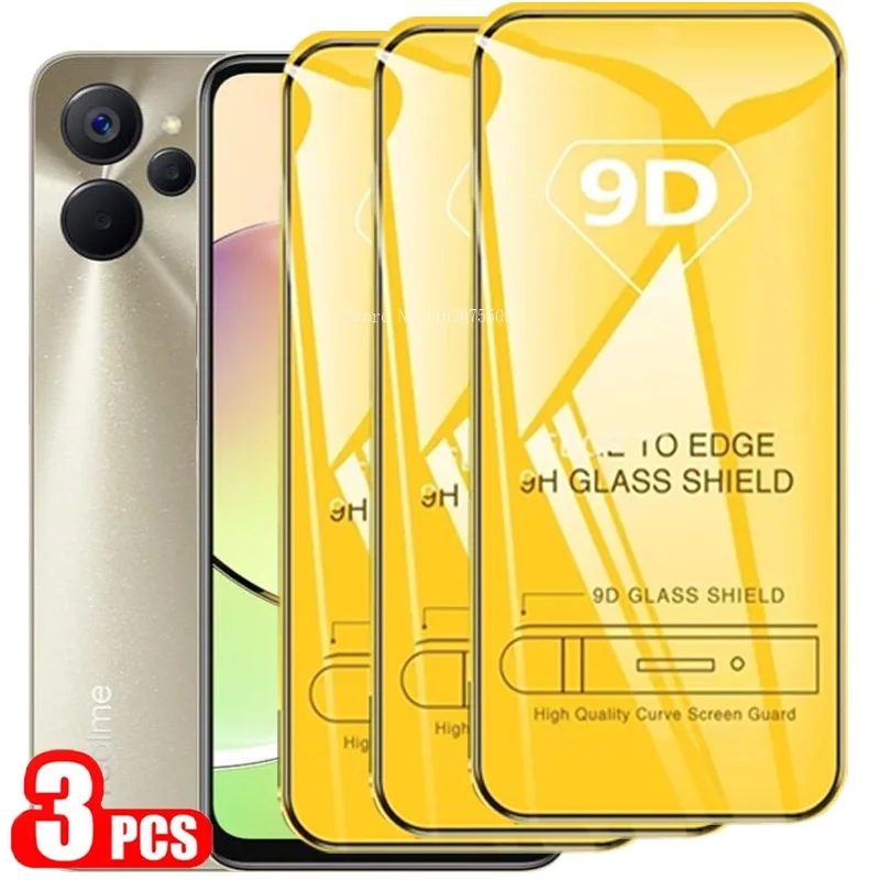Premium 3Pcs 9D Tempered Glass Screen Protector - Full Cover Protection