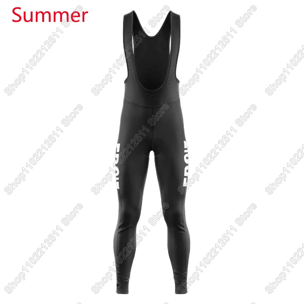G.D. Supermercados Froiz Cycling Jersey Set Clothing Suit Spain Mens Long Sleeve MTB Bike Road Pants Bib Ropa Ciclismo