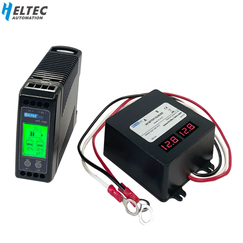 Heltec 12v Lcd/led Battery Equalizer Batteries Voltage Balance Lead Acid Battery Connected