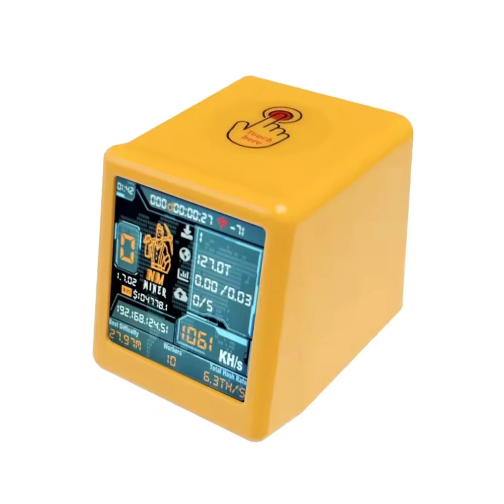 Btc Miner Huudngeje Nerdminer V2 NM Smart TV ESP32 BTC Solo Lotterys Miner  1060 /S Hashrate Low Power Stille Operation Desktop Takt One Shot Miner