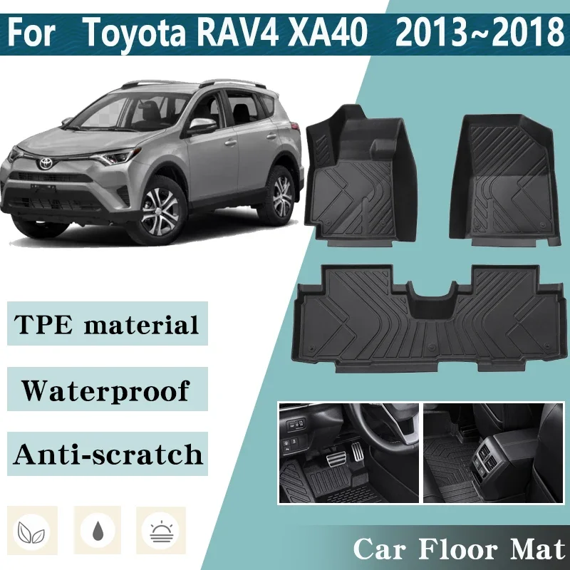 Toyota RAV4 Türgriff Abdeckung 2013-2018 - Chrom & Schwarz