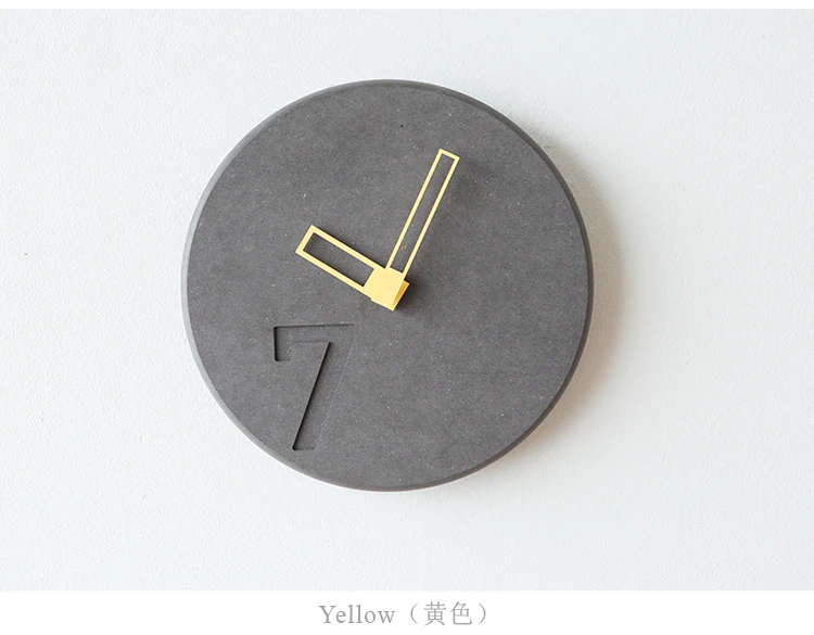 3d Wooden Clock Small Wall Clock WHITE  