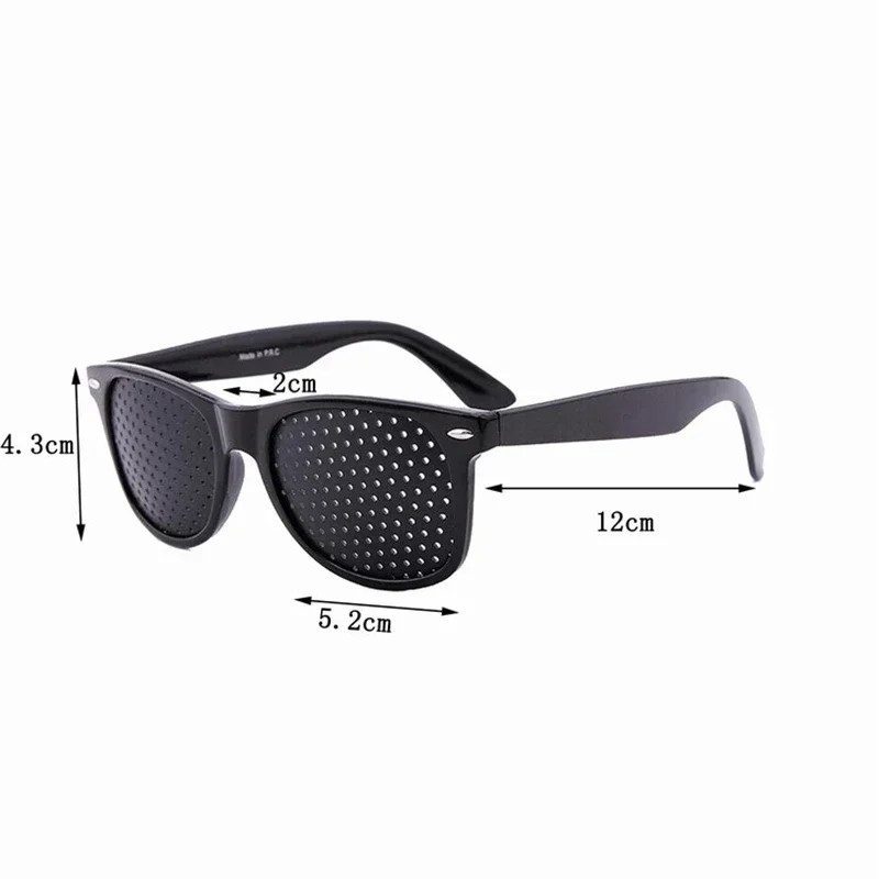 Occhiali correttivi indossabili per la cura della vista Miglioratore stenopeico stenopeico Occhiali con foro stenopeico Protezione per gli occhi anti-fatica Oculos De Grau - immagine 5