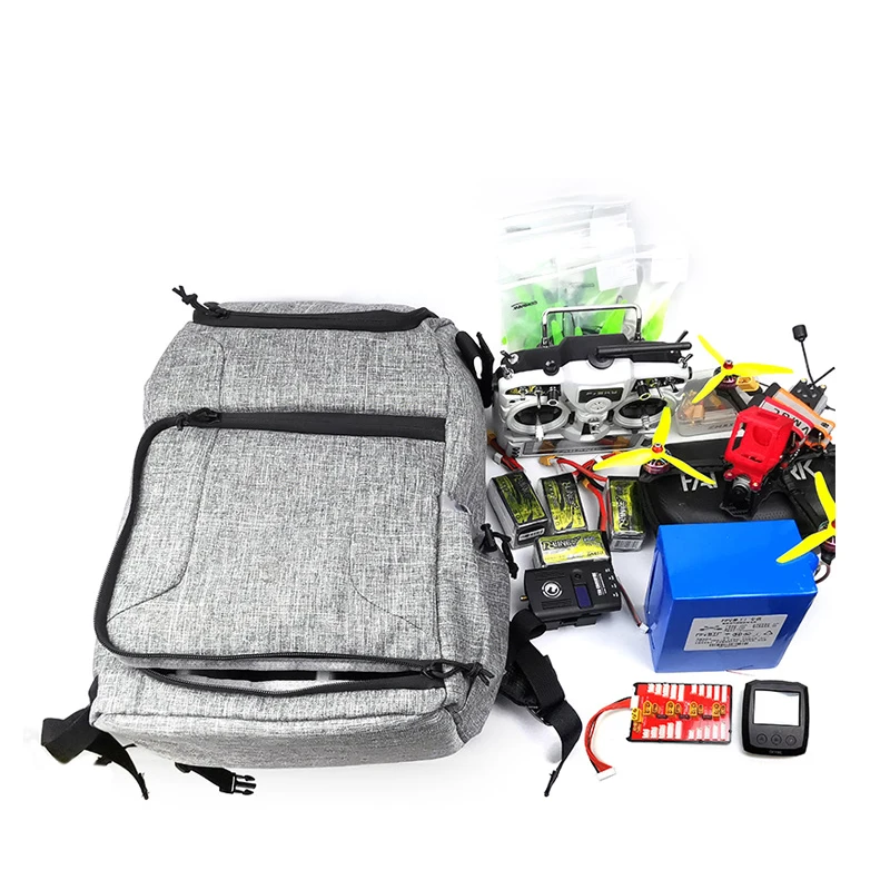 Intérieur du sac à dos de course étanche pour drone RC FPV Racing, mousse découpée pour drone et accessoires