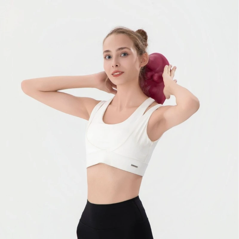 Ergonomic Massage Cushion Portable Supports Cervical & Waist Acupressure Massager Neck Pillow for Improving Stiff Neck Massage