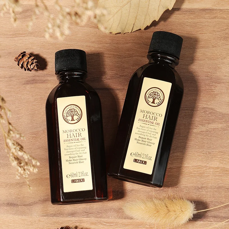 LAIKOU Morocco Hair Essential Oil - Smooth Dry and Damaged Hair, Hair Essence for Healthy and Shiny Hair