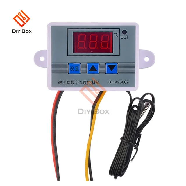 W3001/W3002 Digitális Led Vezérlőhőmérséklet Mikrokomputer Termosztát ...