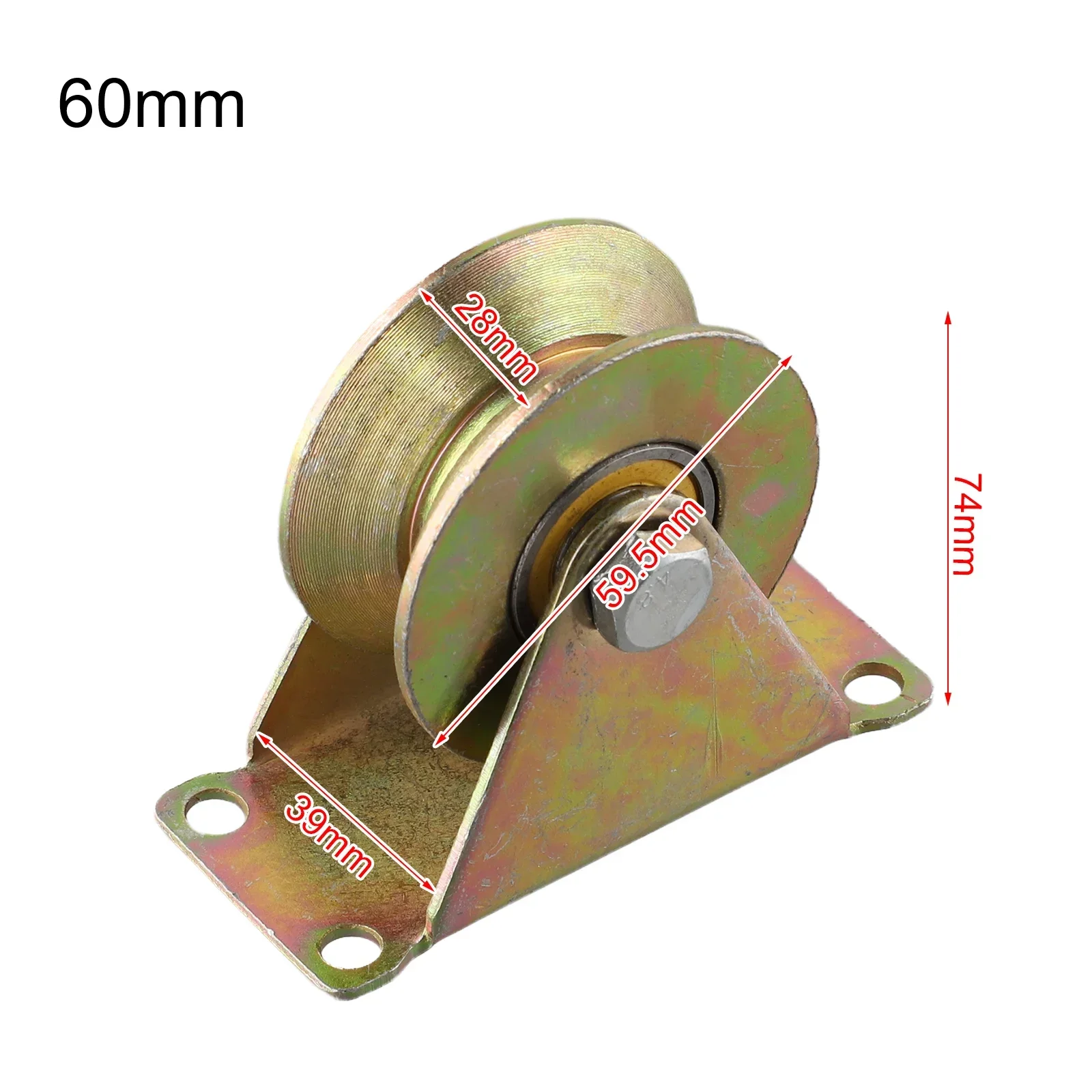 Memkey – Lot de 3 mini poulies avec roulements à billes – Charge 30kg – 28mm pour corde de 6mm – Acier galvanisé antirouille