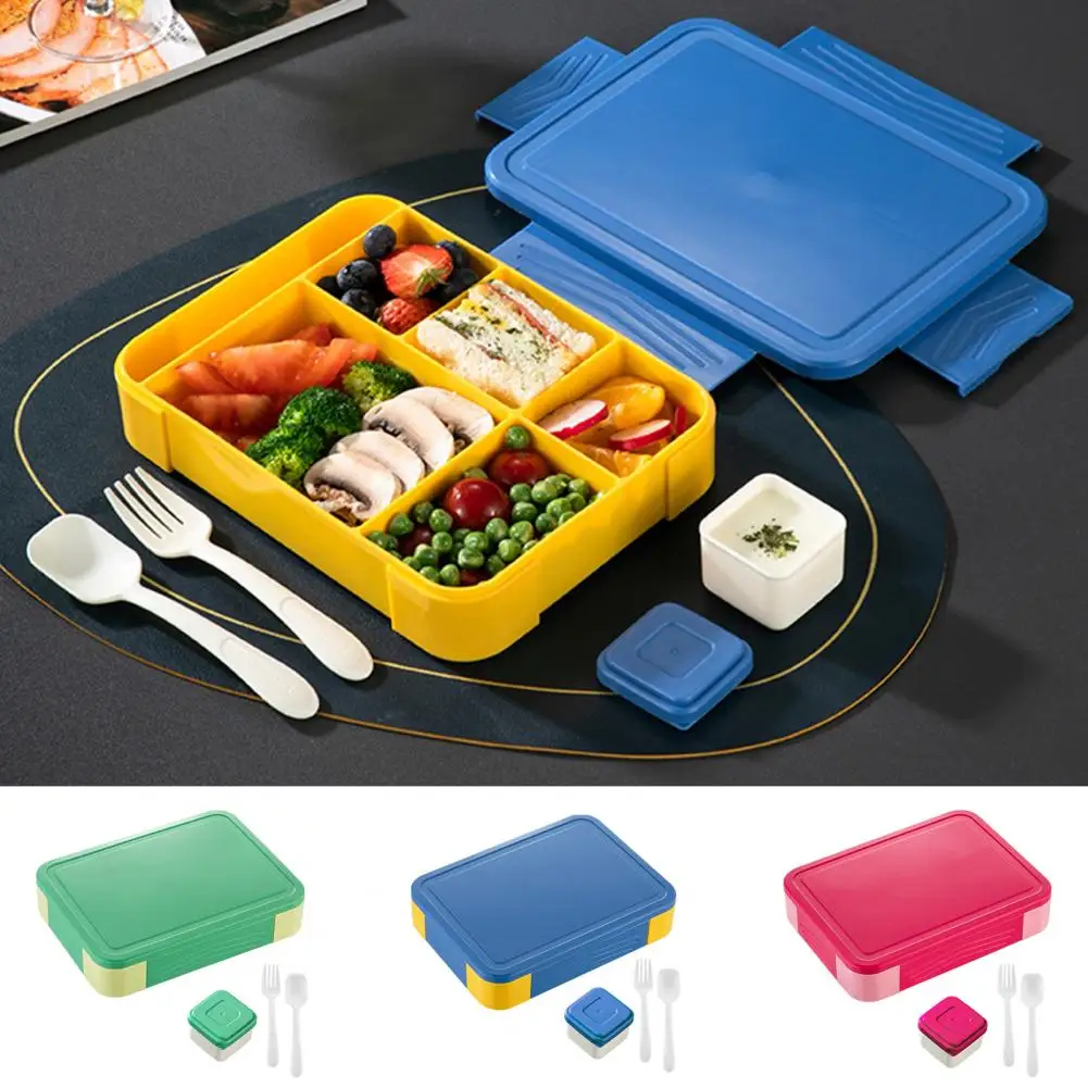 Divided Lunch Containers With Lid & Spoon Improved Freshness Keep Meals Hot  Food Storage Box With 3 Compartments For School Kids - AliExpress