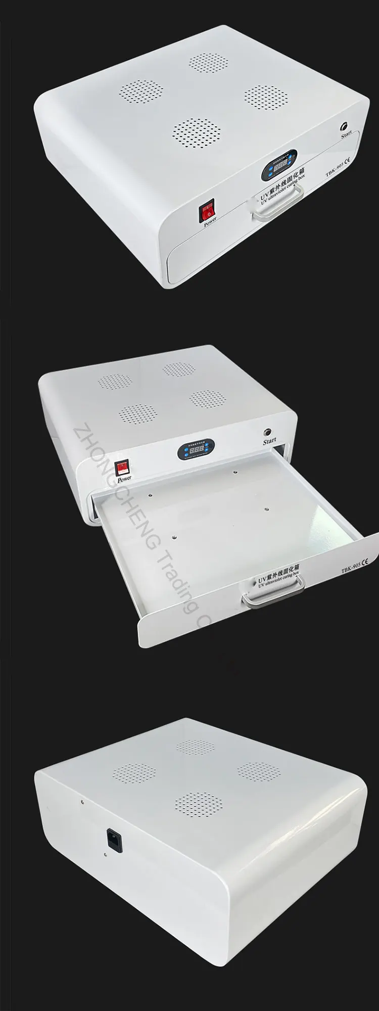 TBK-905 New UV Curing Box Curved Flexible Screen Wrinkle Free Optical Adhesive S