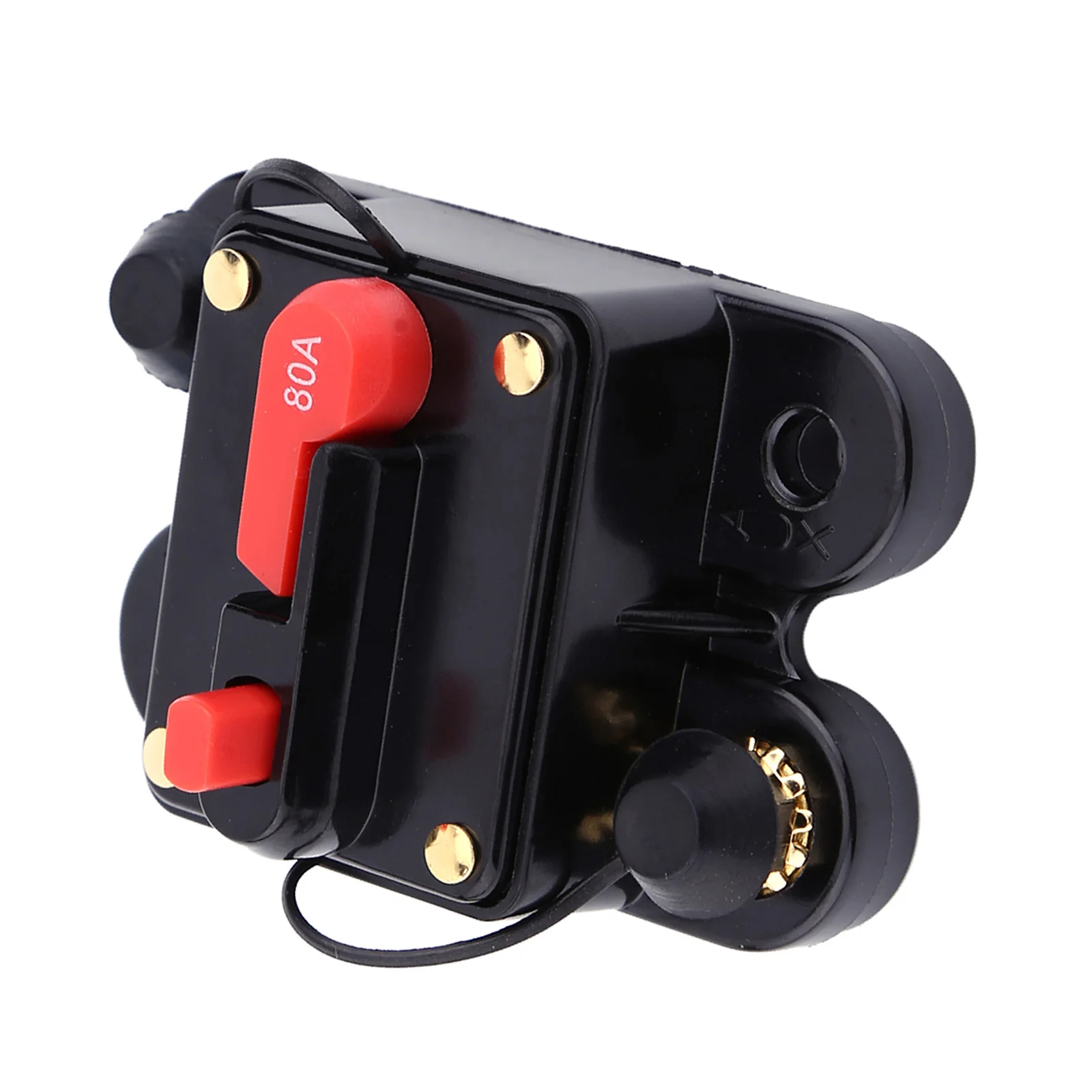 Car Electric Disconnector, 1pc DC12V Circuit Breaker for Car Marine Boat Bike Stereo Audio Reset Fuse 80‑300A