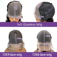 Perruques en cheveux humains bouclés Jerry de 40-42 pouces pour femmes, perruque frontale transparente 13x4 Deep Wave, perruque HD Lace 13x6 6