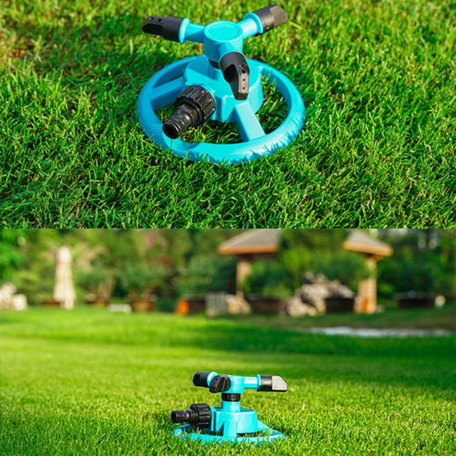 360 Fokos Mezőgazdasági Sprinkler Fej Automatikus Forgó Kerti Pázsit Víz Sprinklerek Rendszer Gyors Kapcsoló Öntözőkészletek - Image 2