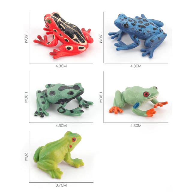 12 Pieces Mini Frog Figures Toys Plastic Lifelike Animal Model Gag Toys for  Kids Halloween Party Favors School Educational Toys - AliExpress