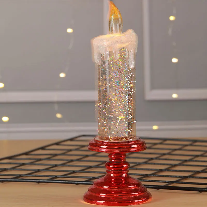 Halloween LED Candles Sequin Emitting Color:gold 4