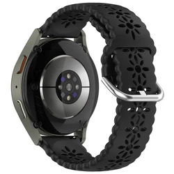 Silicone Sport Watch Strap - Premium 22mm Replacement Band - 22MM (Black)