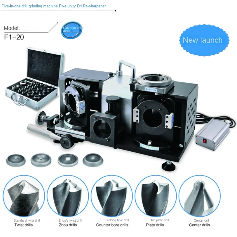 

Portable Bit Lapping Machine Drill Head Quick Grinding Twist Step Sheet F1-20 Type