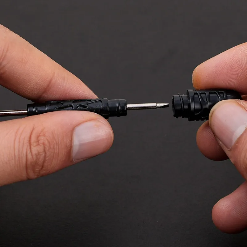 Compact Double Head Screwdriver Glasses Tablet Repair Sturdy Screw Driver Camera Cell Phone Maintain Kit Metal Cross Bolt Driver