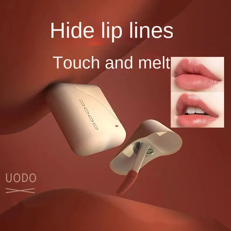 

UODO Lip Mud Lip Gloss Lipstick Matte Color Nourishing Velvet Matte Long-lasting Waterproof Invisible Lip Lines Makeup Cosmetics