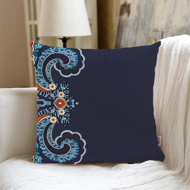 

Pillowcase Double Printed Boho 45x45cm Short Plush Home Decoration Cushion Cover Pillow Cover Sofa Bed Cushion Cover