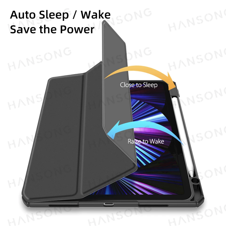 Smart Case For IPad 11 2025 & IPad 10th/9th/8th/7th Gen, Air, Pro – Screen Cover & Protection
