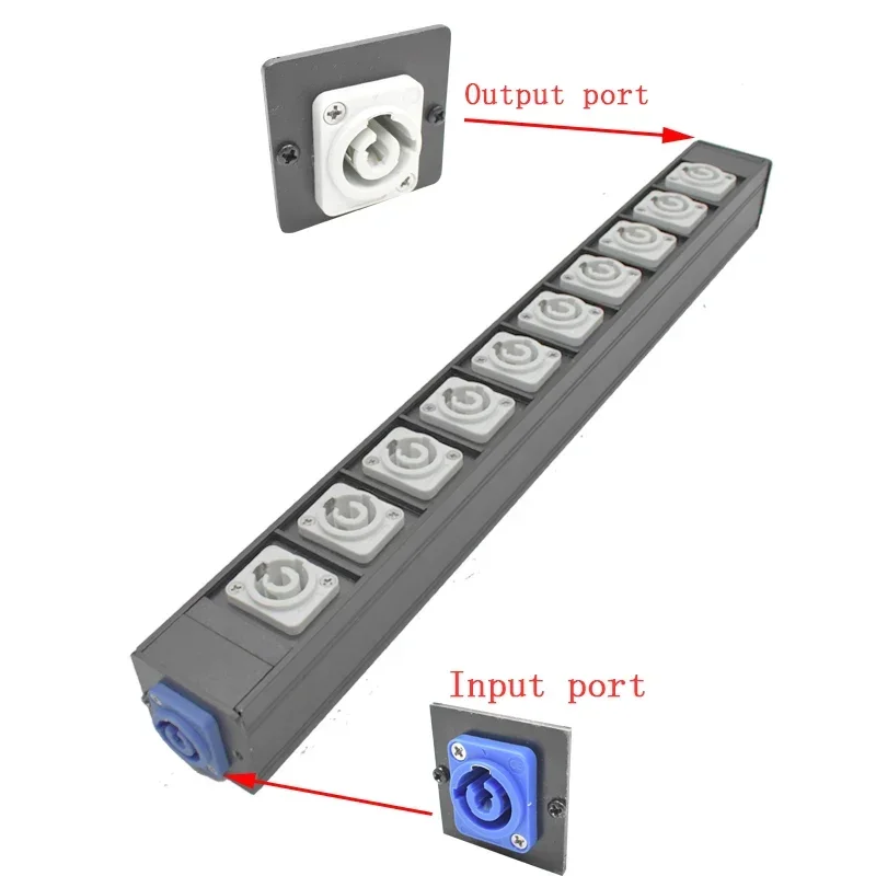 Conector de luz de chasis Con alimentación LED, adaptador de acoplador de CA, extensor powercon NAC3MPA NAC3MPB, toma de corriente de 20a/250V