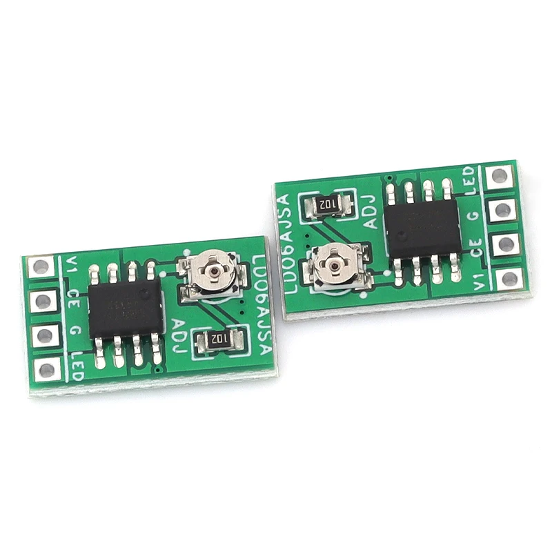 PWM 제어 보드 LED 드라이버 30-1500MA 정전류 조절 가능 모듈, 18650 리튬 이온 DC 3.3V 3.7V 5V에 적합