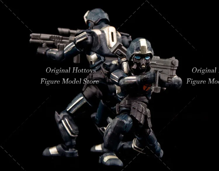 Acid Rain War 1/28 Soldier BW3 02 Hell Troops 3-person Group