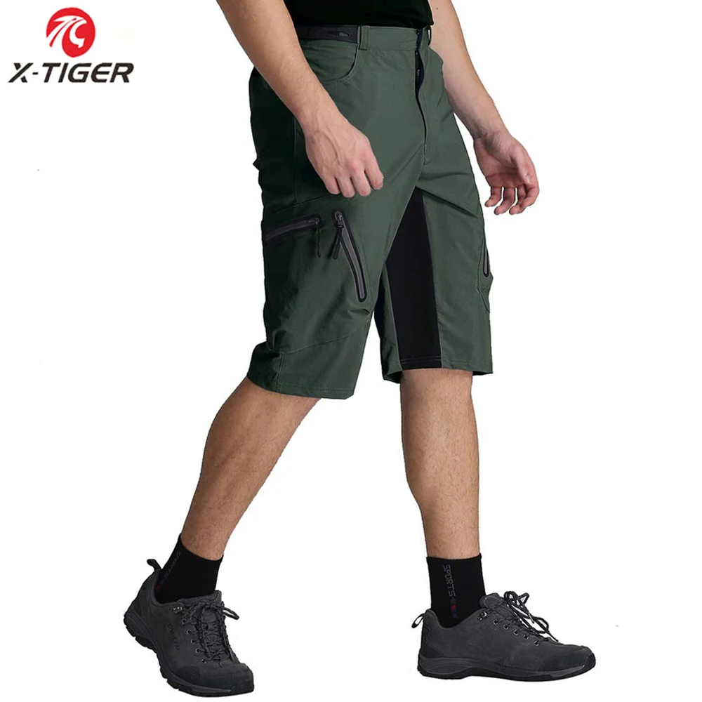 Cycling Underwear Cycling Shorts Cycling Bib Shorts Cycling Pants Men 5D Gel Pad Mountain Bike Downhill Loose Outdoor MTB Bicycle
