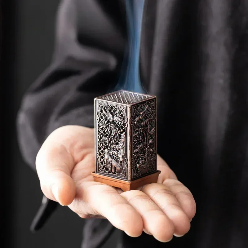 Xiangyun Incense Burner Small Alloy Indoor Use Aromatherapy Home