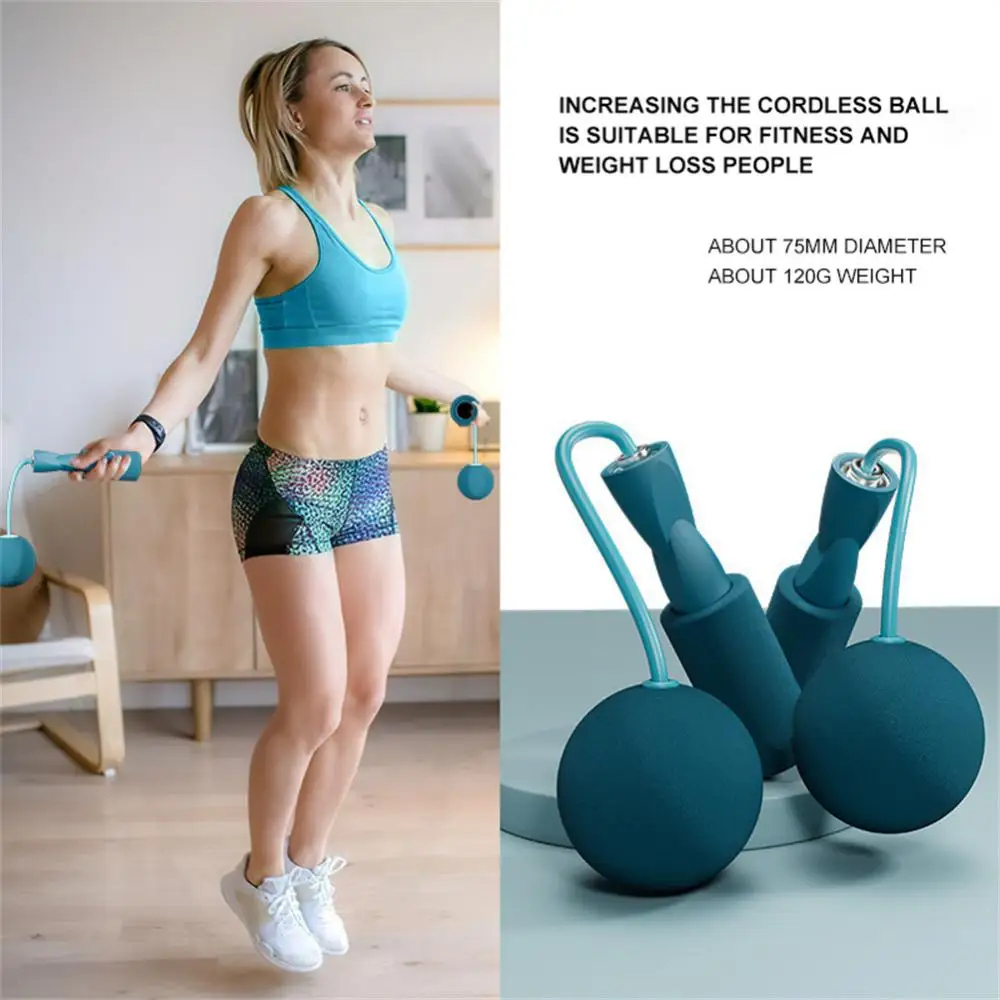 Cordless Jump Rope Gym Sports Fitness Training Adjustable Exercise Rapid Speed Skipping Rope for home Sports