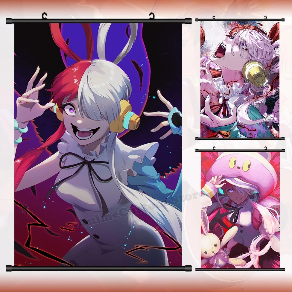 

Anime ONE PIECE Uta Cosplay HD Wall Scroll Roll Painting Poster Hanging Picture Poster Collection Home Decor Art Gift