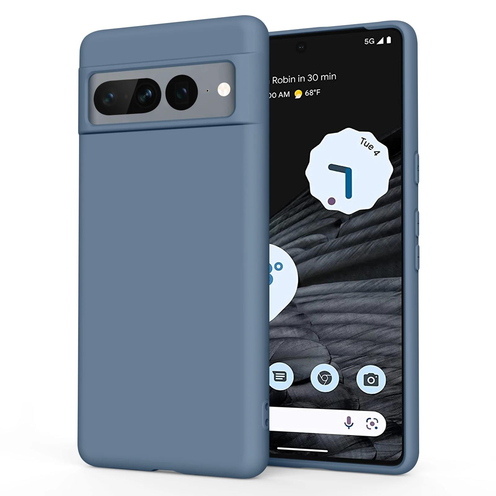 Stylish Liquid Silicone Shockproof Phone Case - Soft Back Cover Accessory