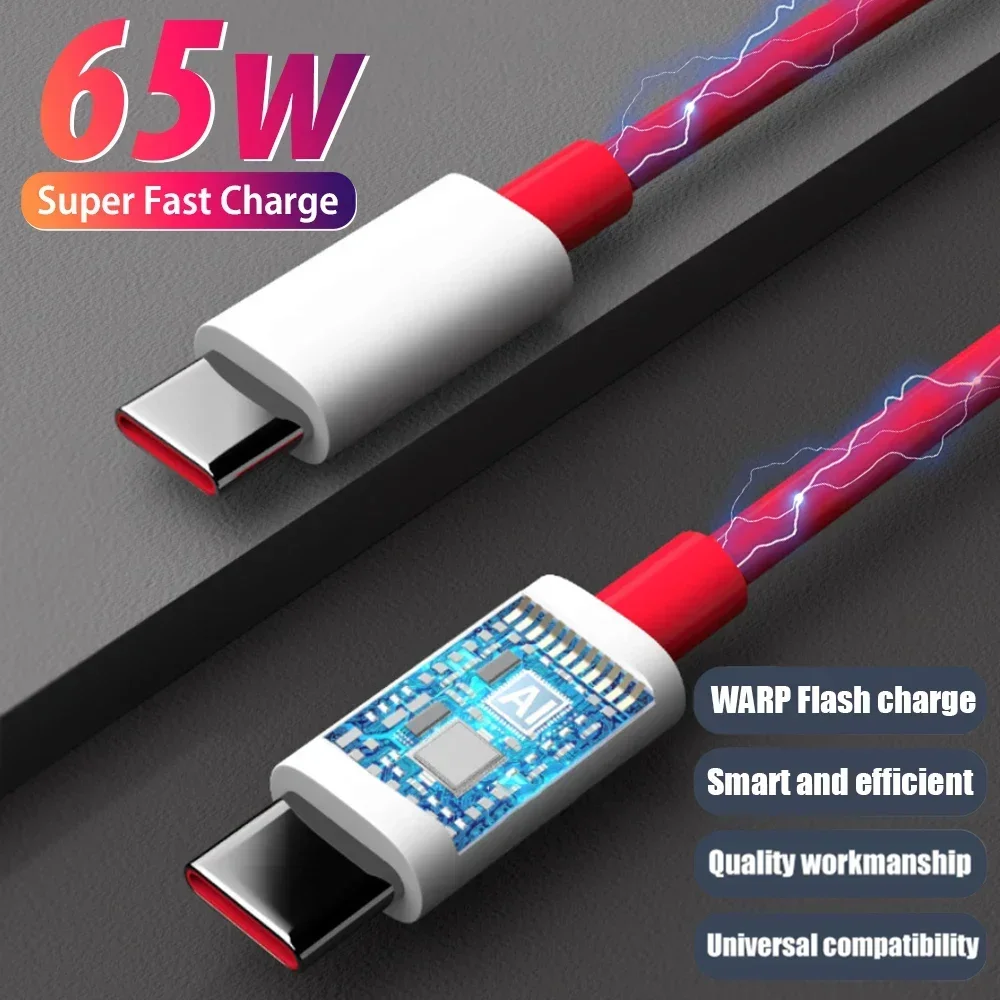 High-Speed 65W Super Fast Charging USB-C to USB-C Cable