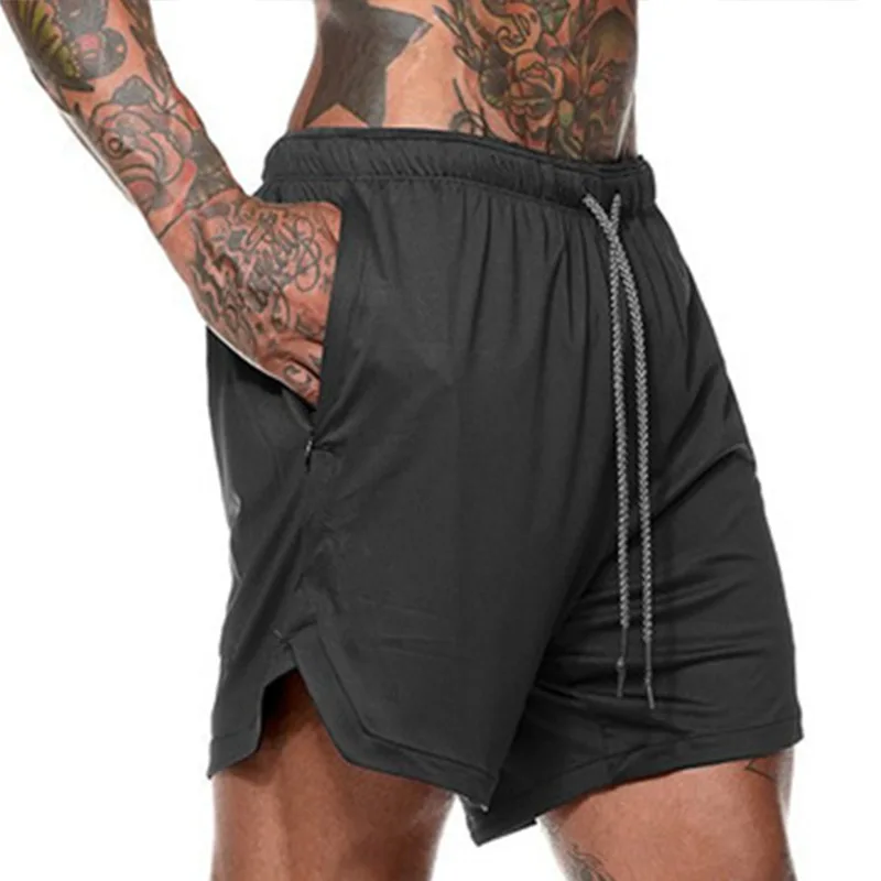 3XL Mens Running Shorts 2 iN 1 Sport Shorts Summer Fitness
