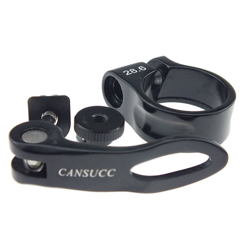 

Convenient Durable Useful Seatpost Clamp Safety Aluminum Alloy Bicycle Bike Bolt lock Clip Cycling Lightweight