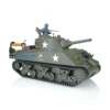 Heng Long 1/16 RC Tank 7.0 Plastic M4A3 Sherman RTR Model 3898 Barrel Recoil Battle Against Outdoor Toys for Boy TH17666-SMT7 4