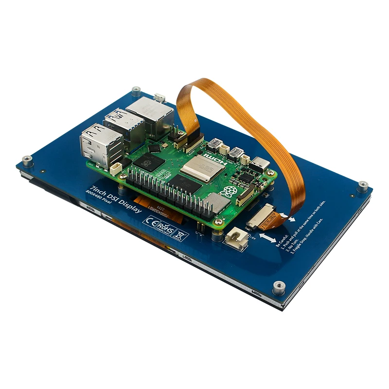 DSI ÷  ġ ũ, IPS DSI LCD ÷  ũ,   5, 4, 3, RPI PI5 , 7 ġ, 800x480