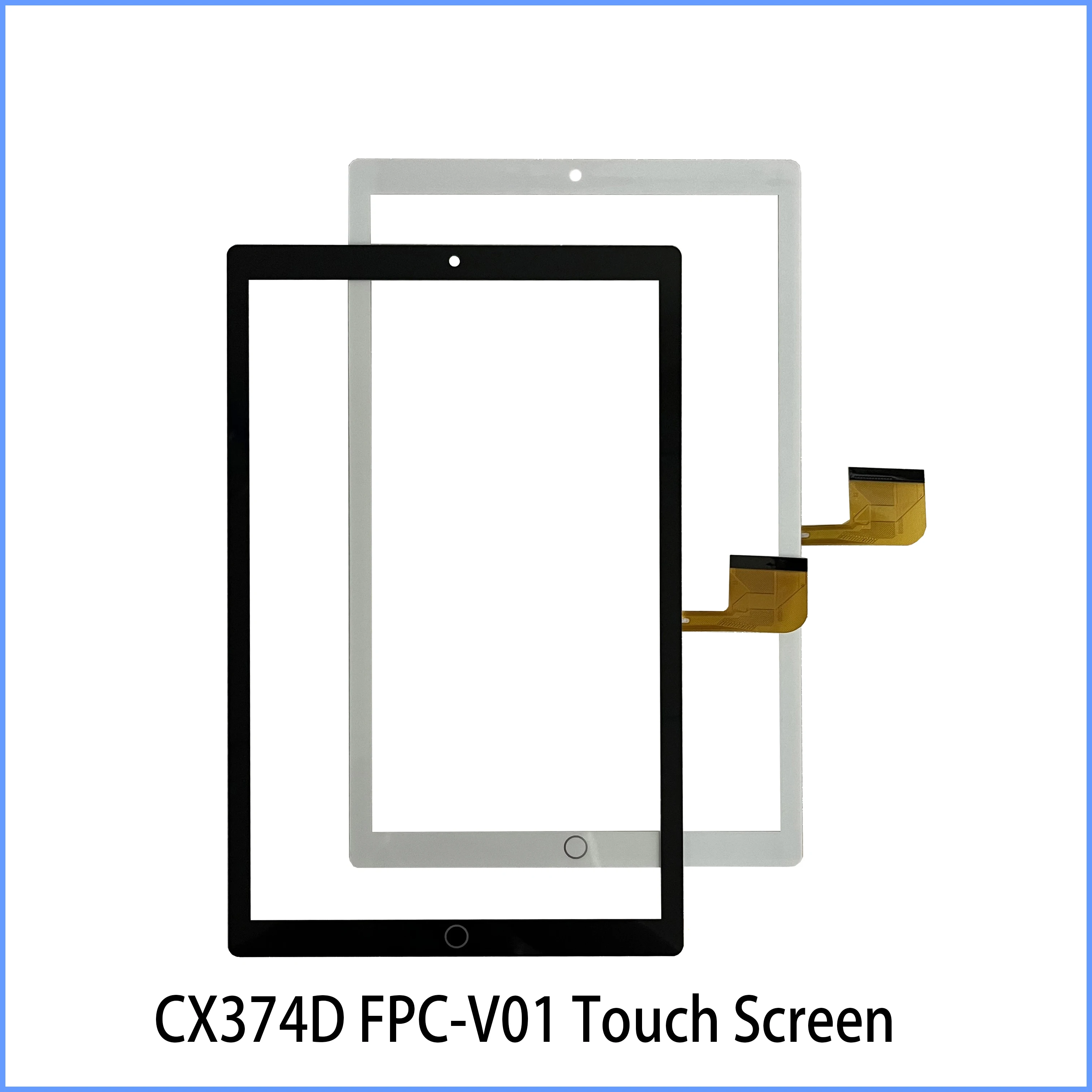 para 10.1 Inch Inch Polegadas Cx374d Fpc-v01 Tablet Externo Capacitivo Painel Digitador da Tela de Toque Sensor Substituição Phablet Multitouch Novo