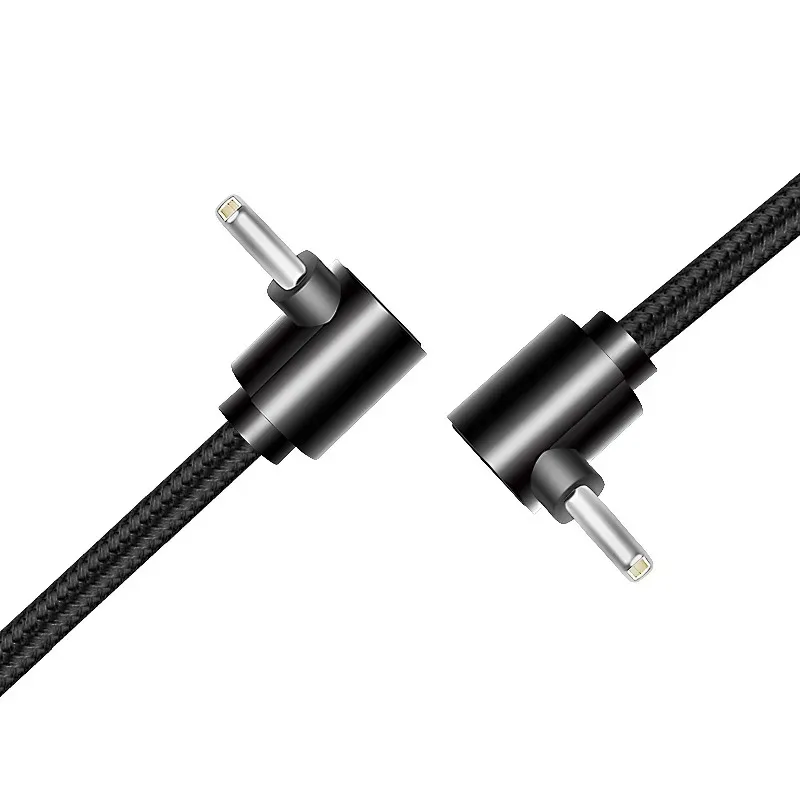 90도 엘보 타입-C 케이블 20V 3A 60W PD 고속 충전 타입 C - 타입 C (수-수) USB 타입-C 아이폰용 타입 C 퀵 와이어